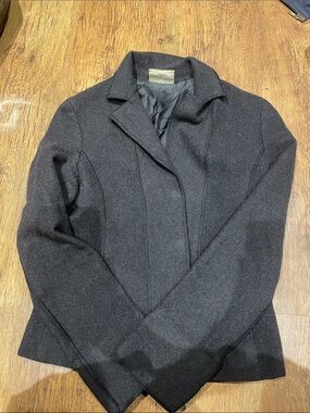 Akris Punto Womens Grey Tailored Wool-Blend Jacket